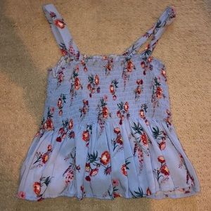 Flowery crop top